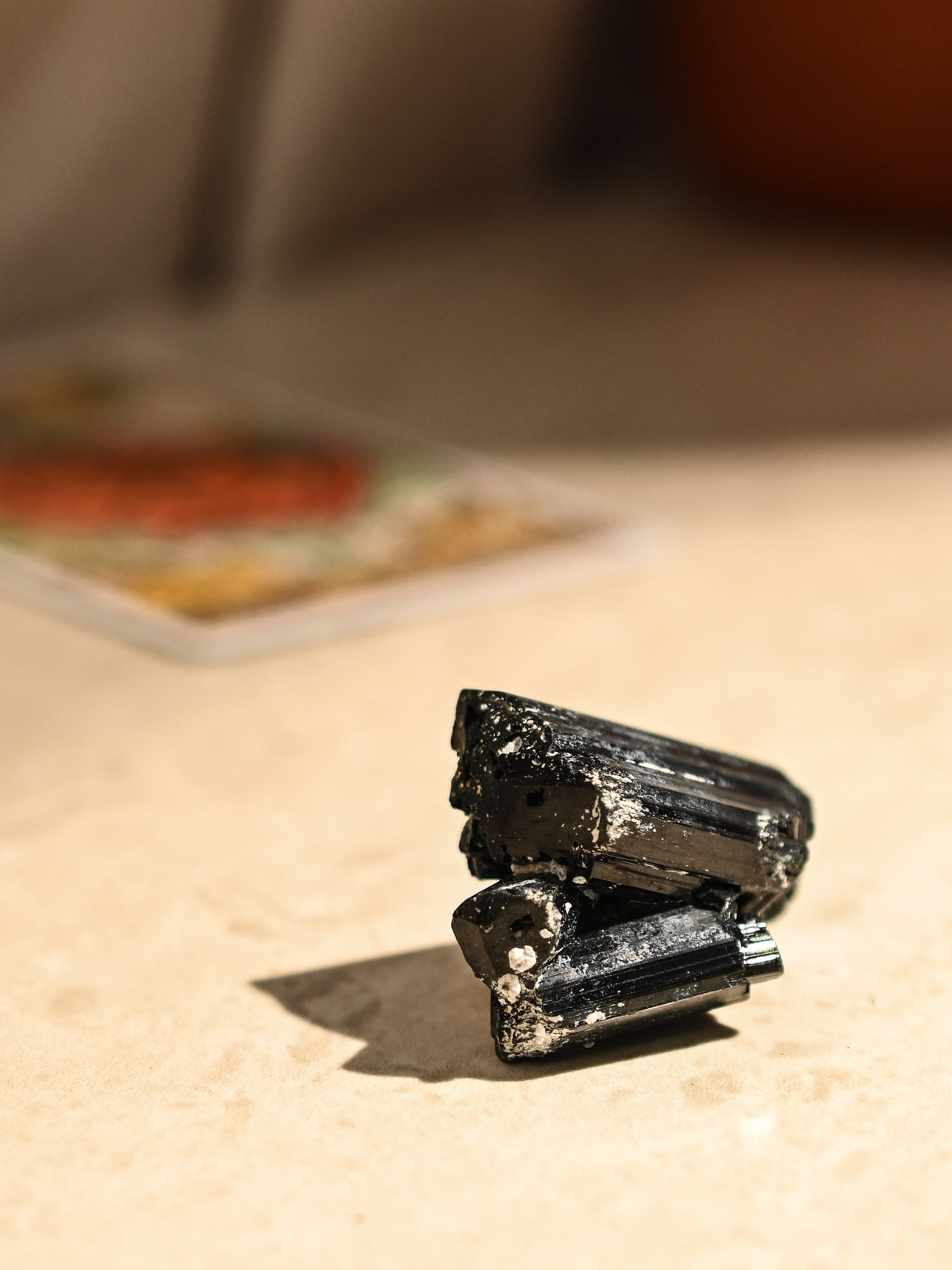 Black Tourmaline Cluster