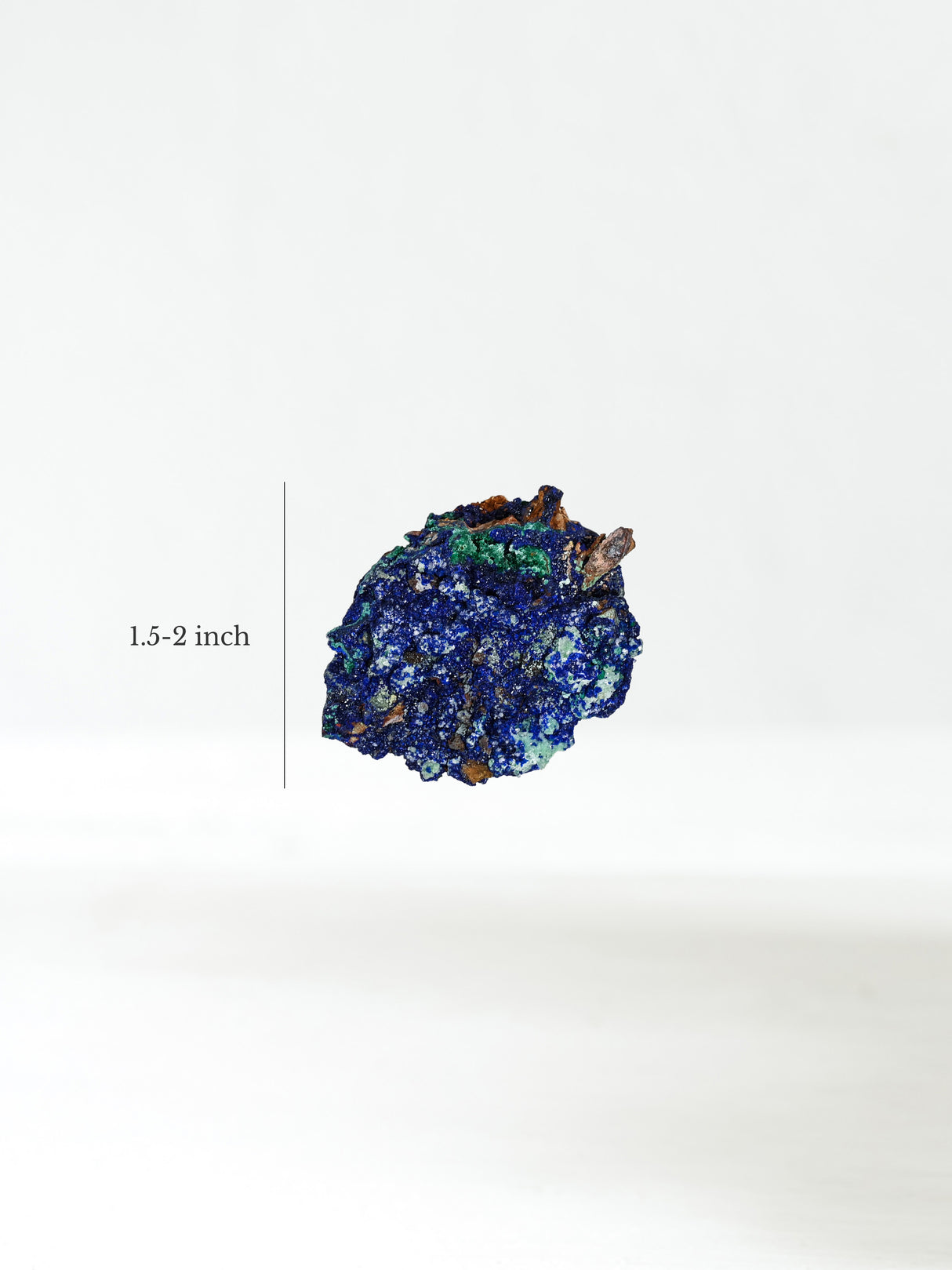 Raw Azurite with Malachite Mini Dimension | Cg208