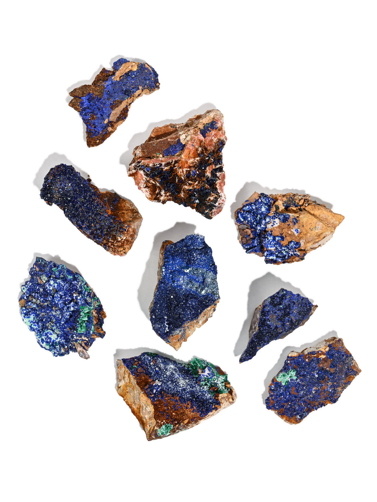 Raw Azurite with Malachite