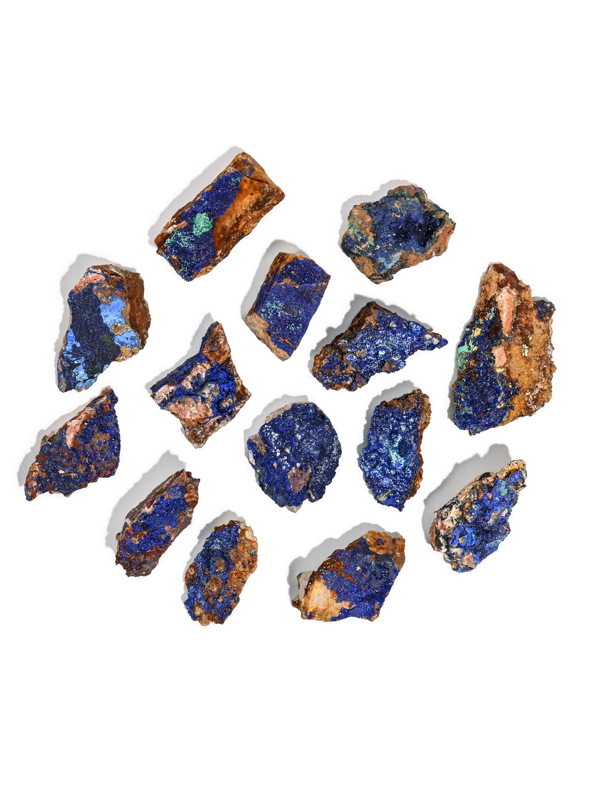 Raw Azurite with Malachite