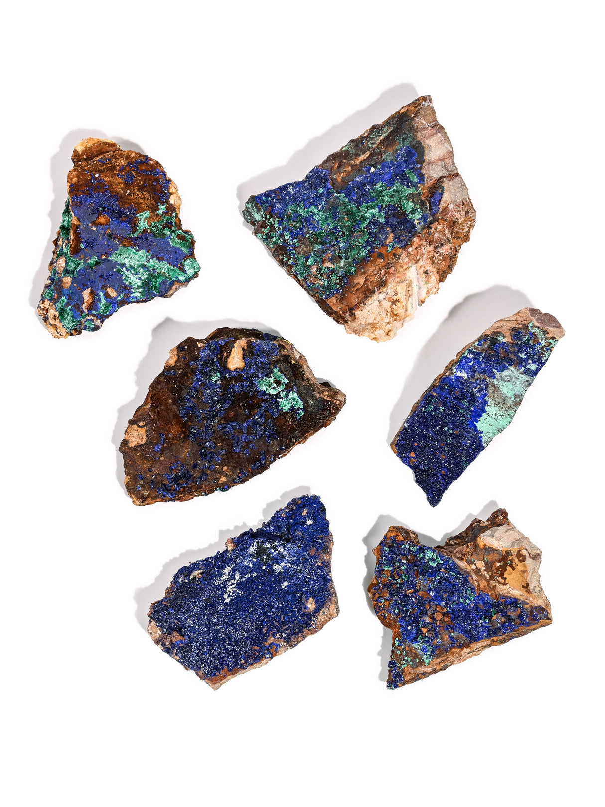 Raw Azurite with Malachite