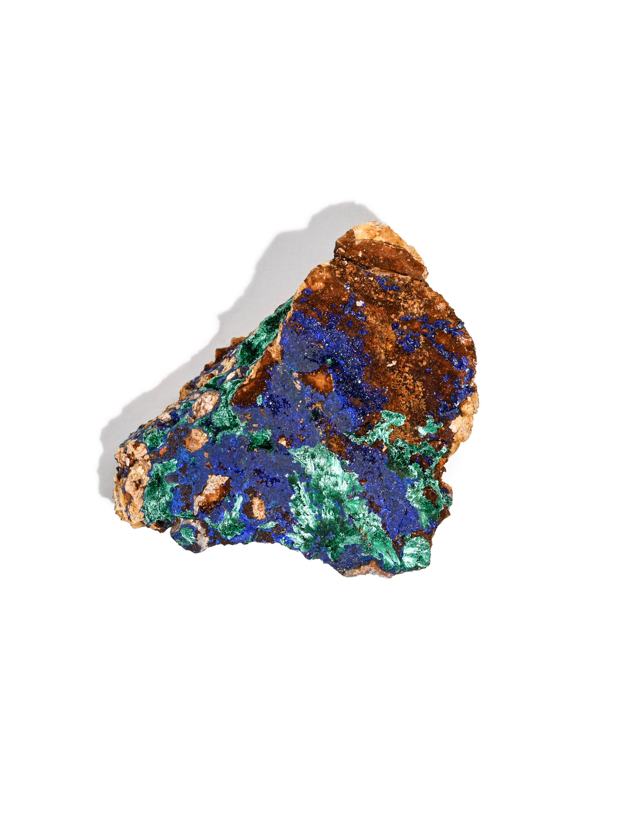 Raw Azurite with Malachite Medium 1 | Cg228