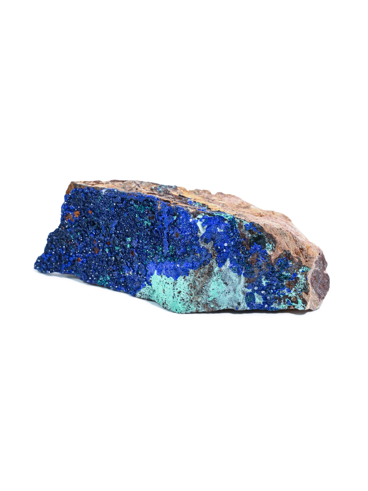 Raw Azurite with Malachite Medium 5 | Cg228