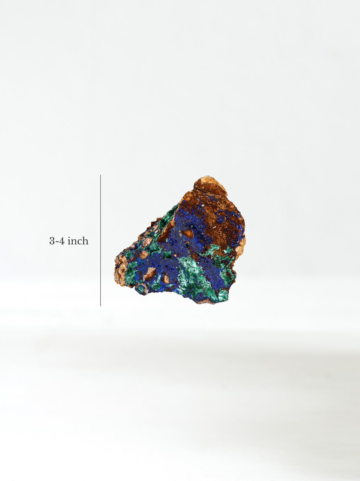Raw Azurite with Malachite Medium Dimension | Cg228