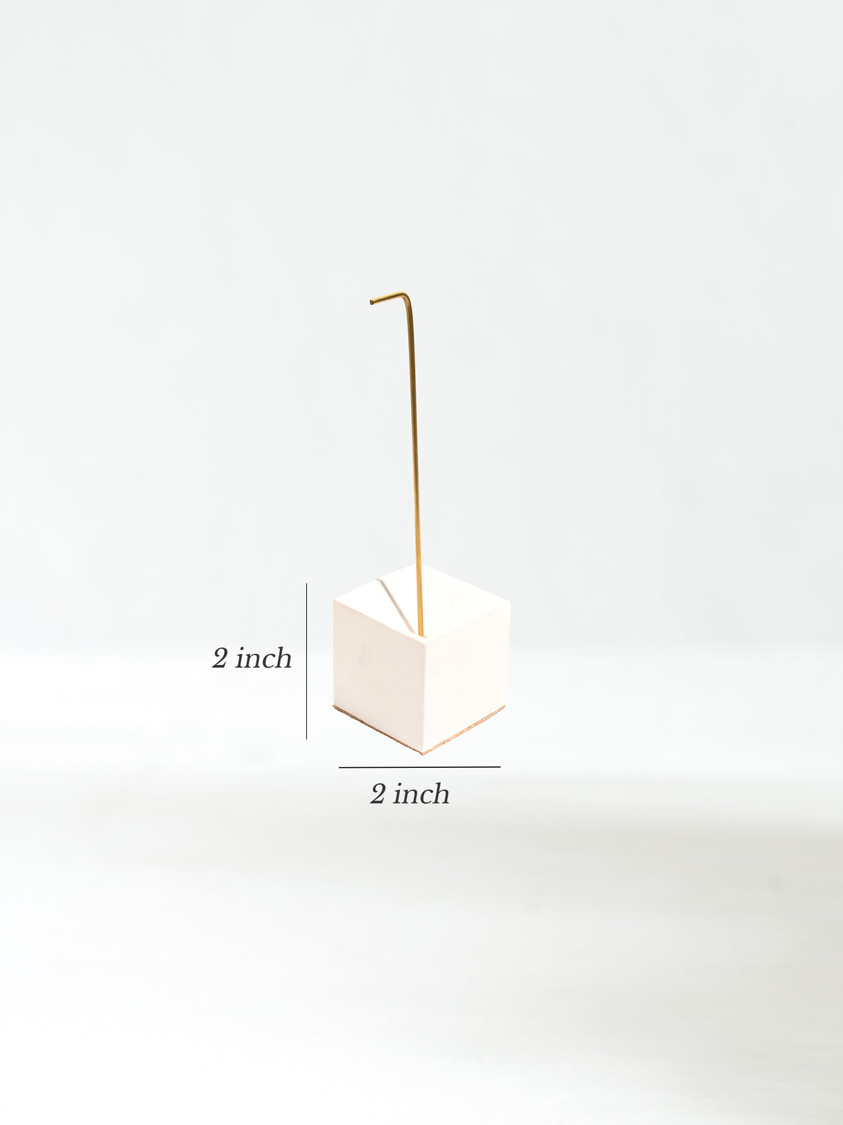 Cuboid Concrete Incense Burner | ib90-White