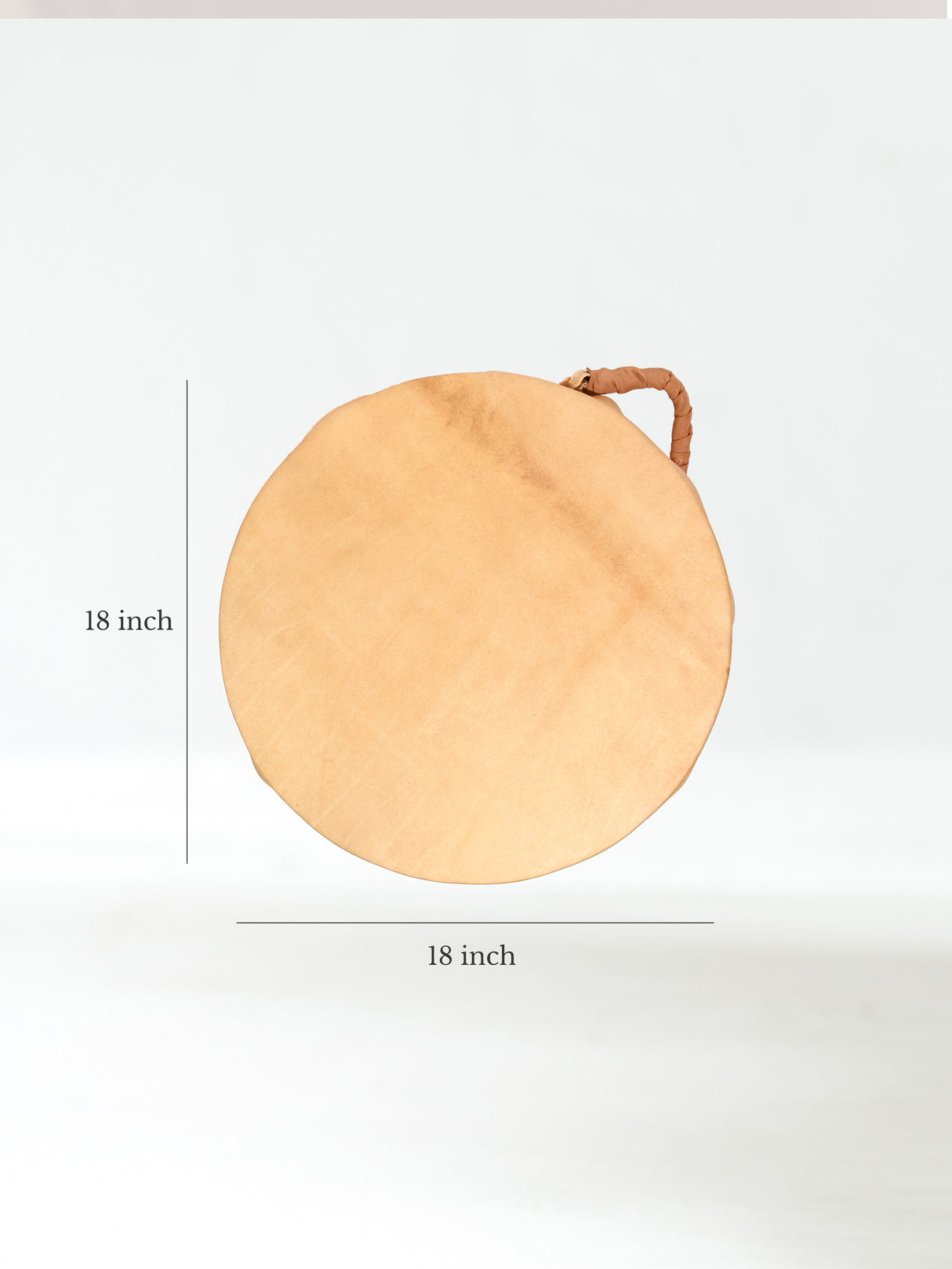 Native American Style Buffalo Double-Sided Hand Drum Dimension | mmhd-27-18 in