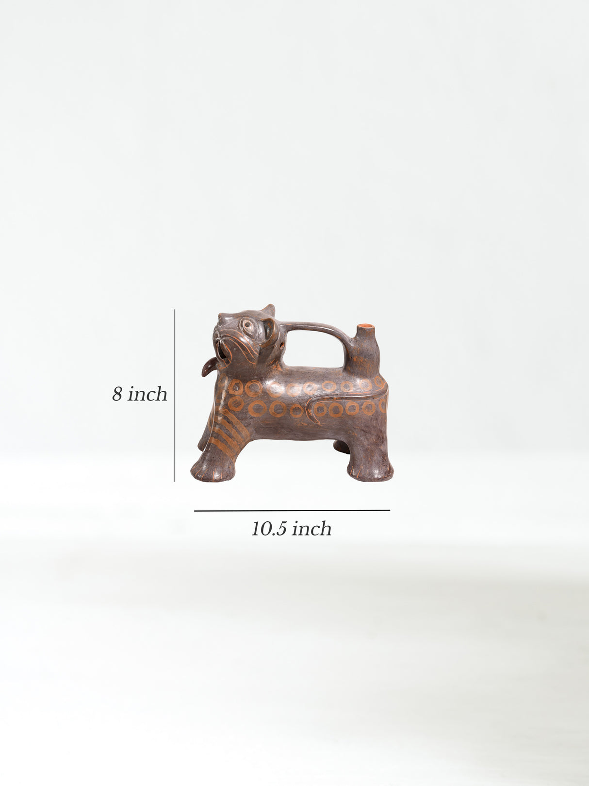 Huaco Silbador-Peruvian Whistling Vessel - Jaguar Dimension | mmwv036