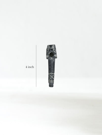 Jaguar Stone Carved Pipe Dimension | si0036-Small