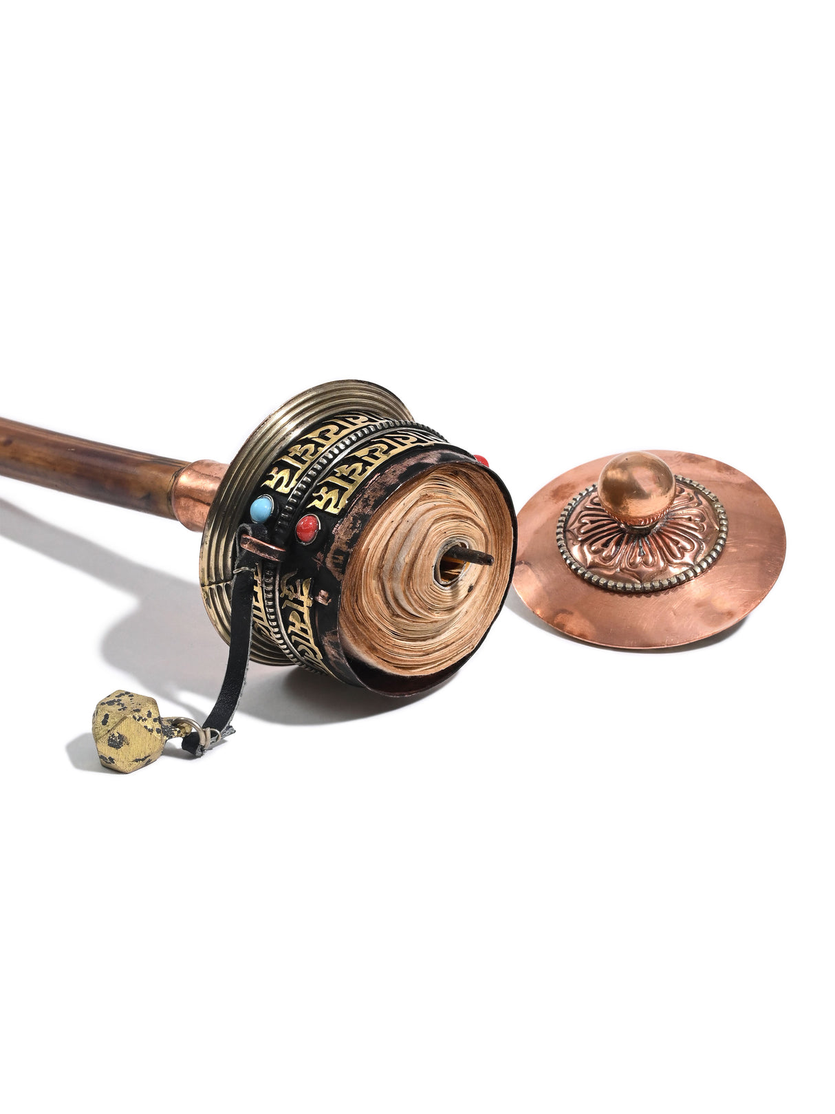 Newari Script Cooper Prayer Wheel 1 | si0251