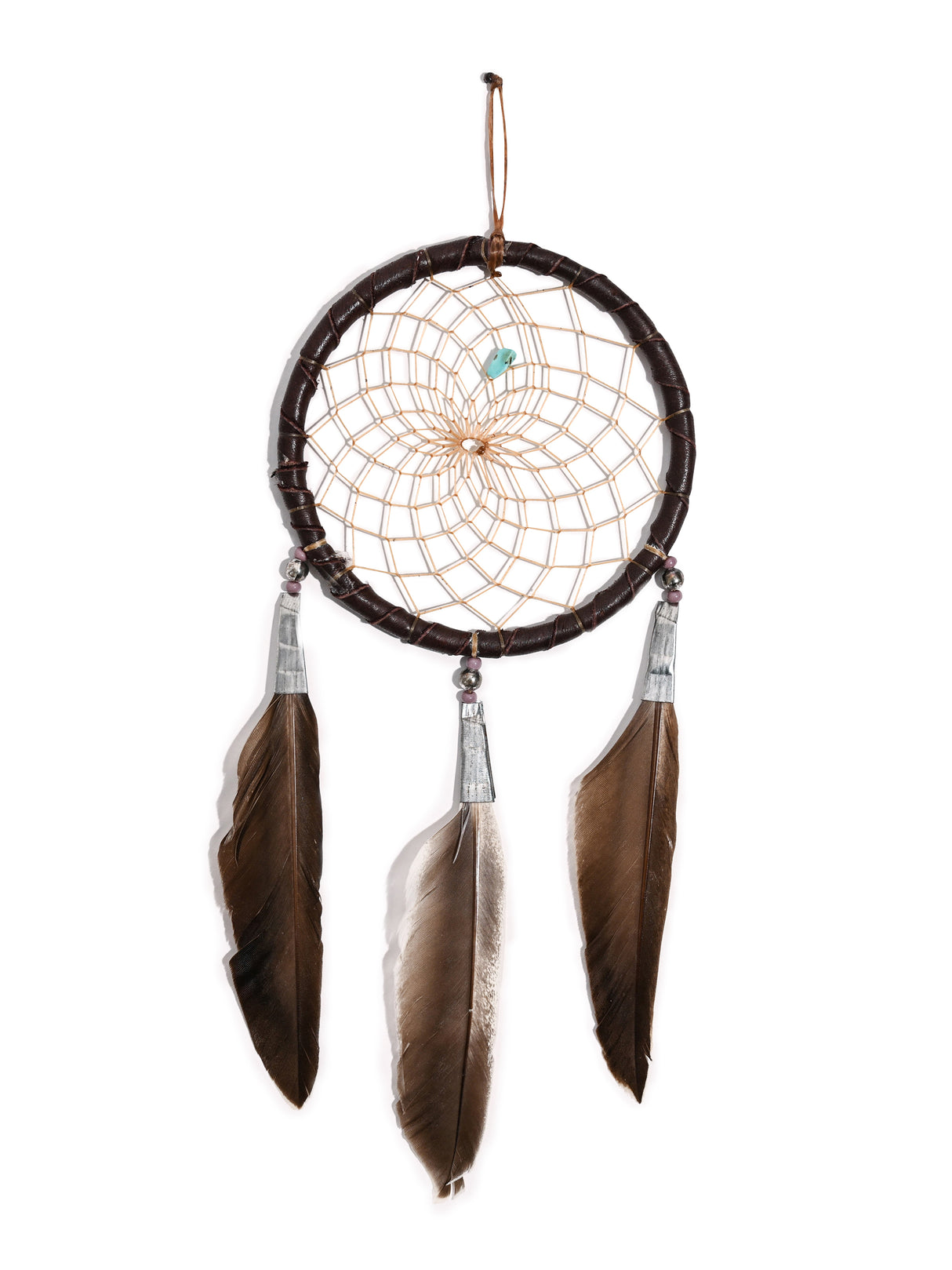 4" Turquoise Stone Dreamcatcher