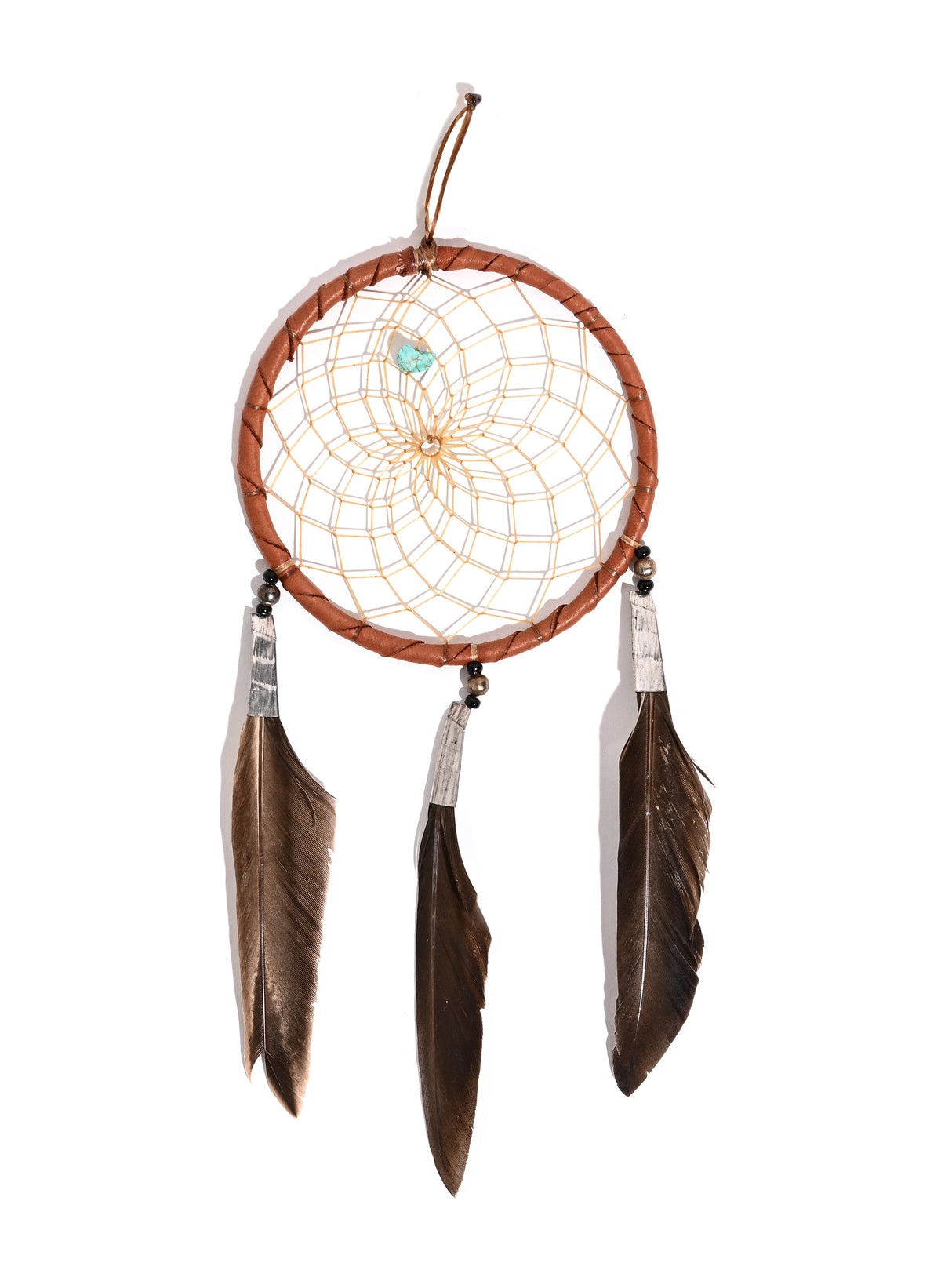 4" Turquoise Stone Dreamcatcher