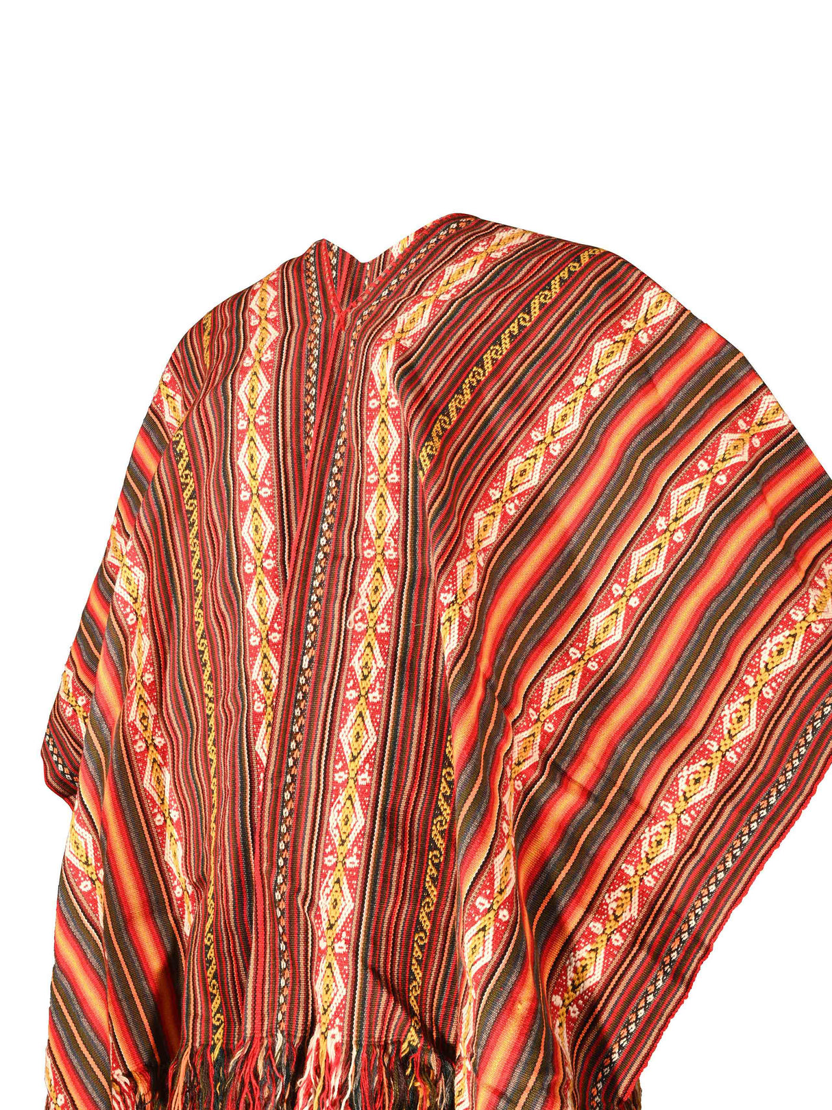 Peruvian Poncho - Kinsa Pata | txp0161-Earthy Delight