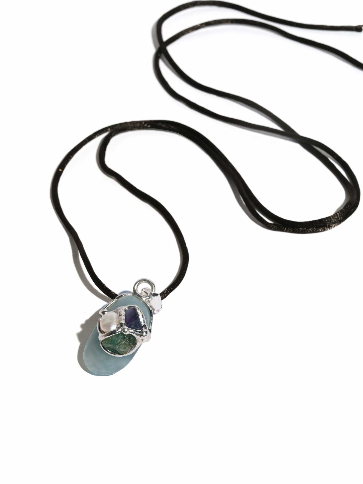 Ask, Believe, Receive Gem Drop Pendant