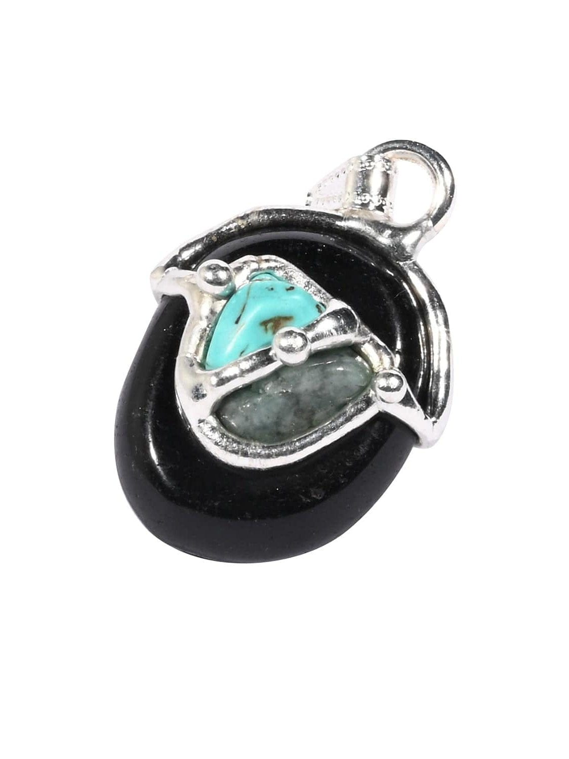 Crystal Pendant Necklaces Keep Me Safe Gem Drop Pendant