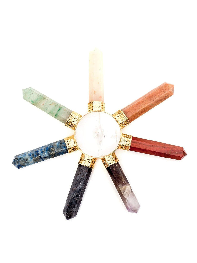 Chakra Gemstone & Crystal Point Energy Generator - DISCOUNTED/2nds