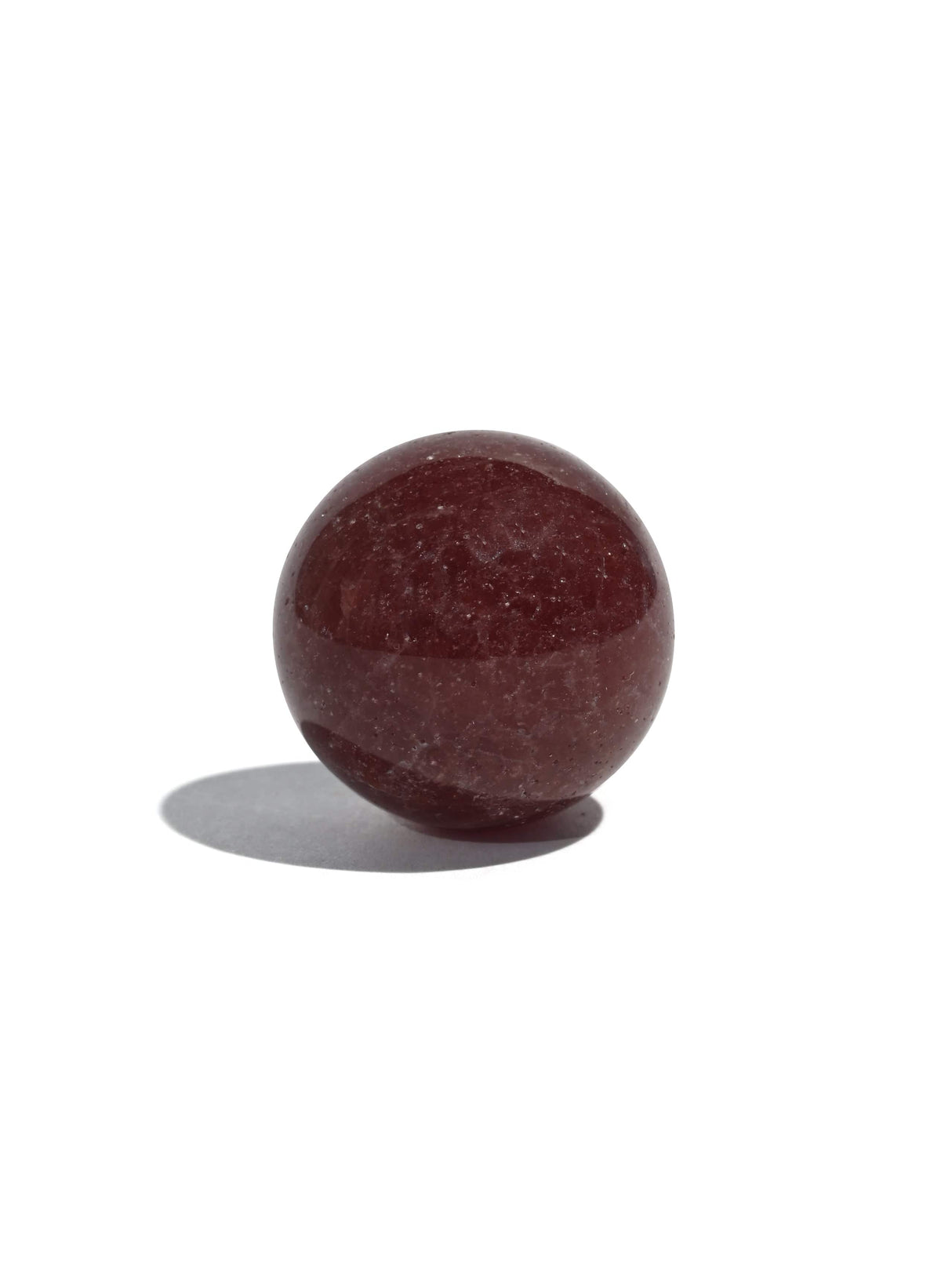 Crystals Medium Strawberry Quartz Spheres