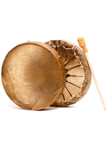 Native American-Style Elk Rawhide Drum
