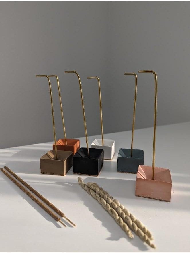 Incense Burners Cuboid Concrete Incense Burner