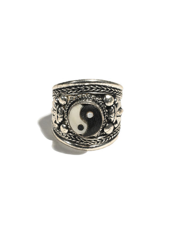 Tibetan Dorje Yin Yang Finger Ring
