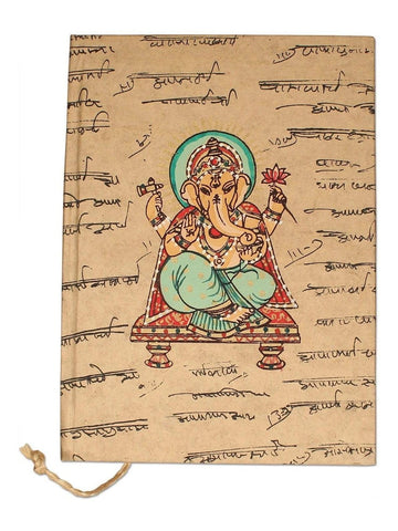 Ganesha Handpainted Journal