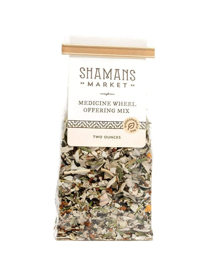 Loose Herbs & Incense Medicine Wheel Offering Mix Sage, Cedar and Sweetgrass Loose