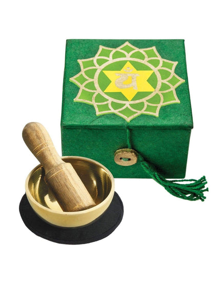 Meditation Bowls Heart Chakra Mini Meditation Bowl in Gift Box