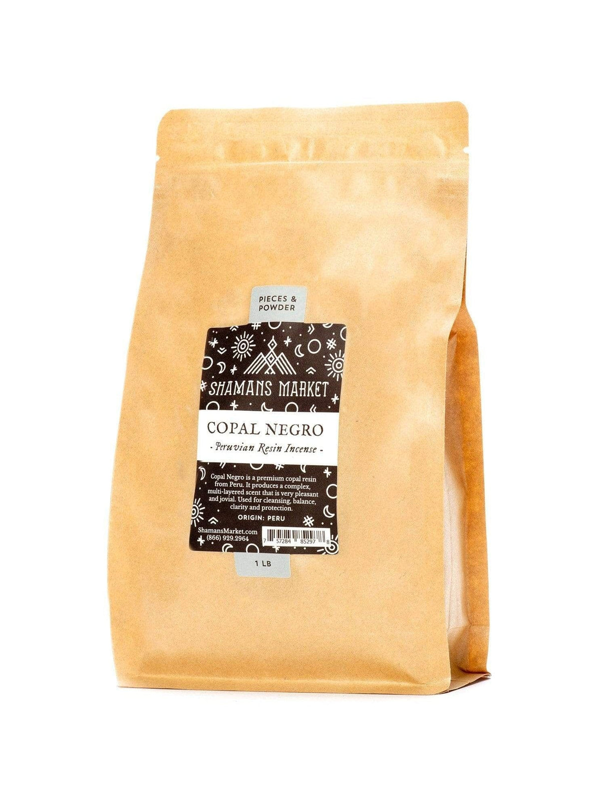 Resin Incense 1 lb Copal Resin Incense - Peruvian Negro Black