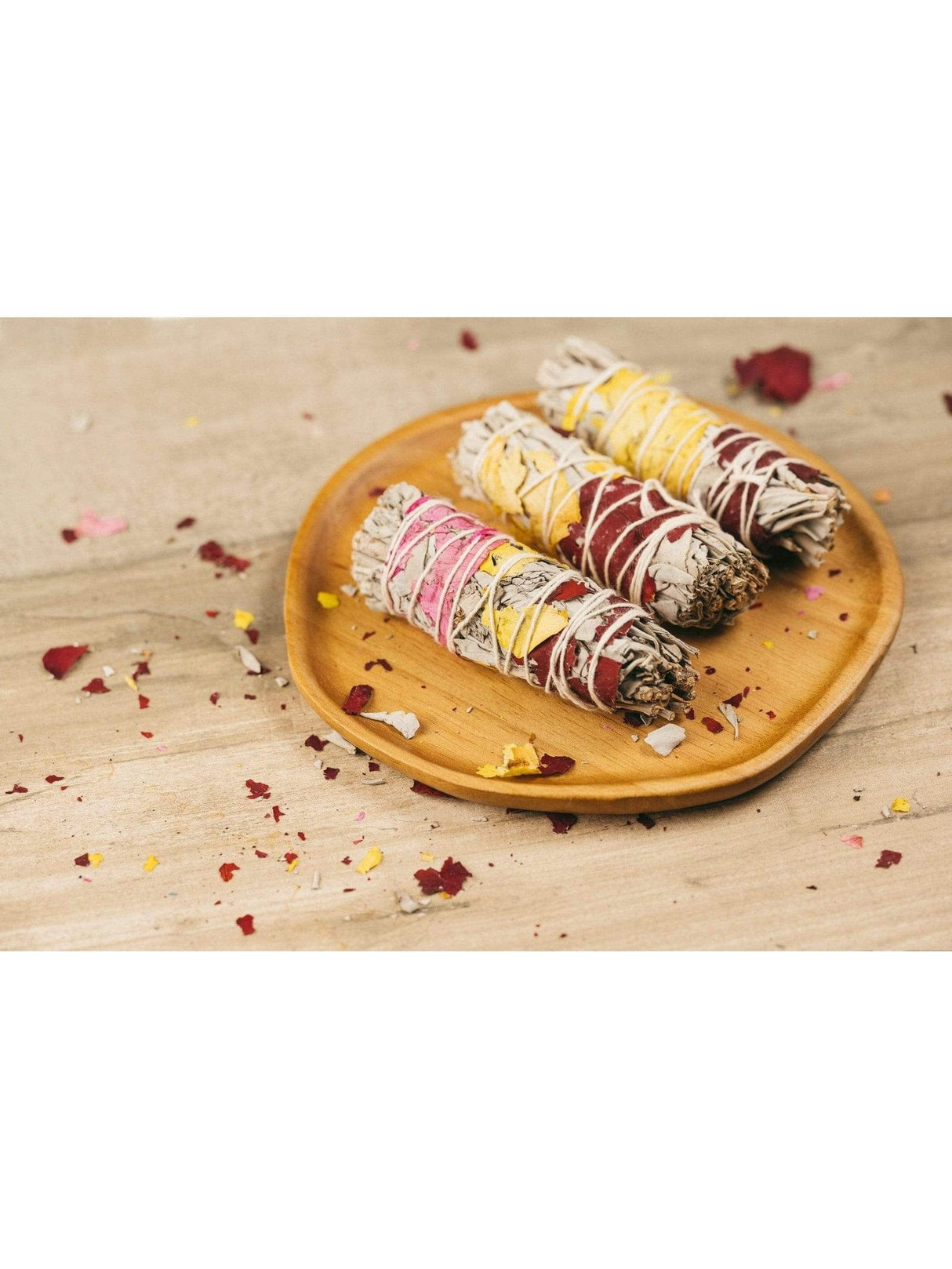 White Sage & Rose Petal Smudge Stick 2 | smg25m