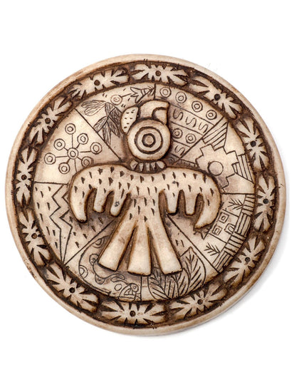Andean Symbology Tile - Condor - Round