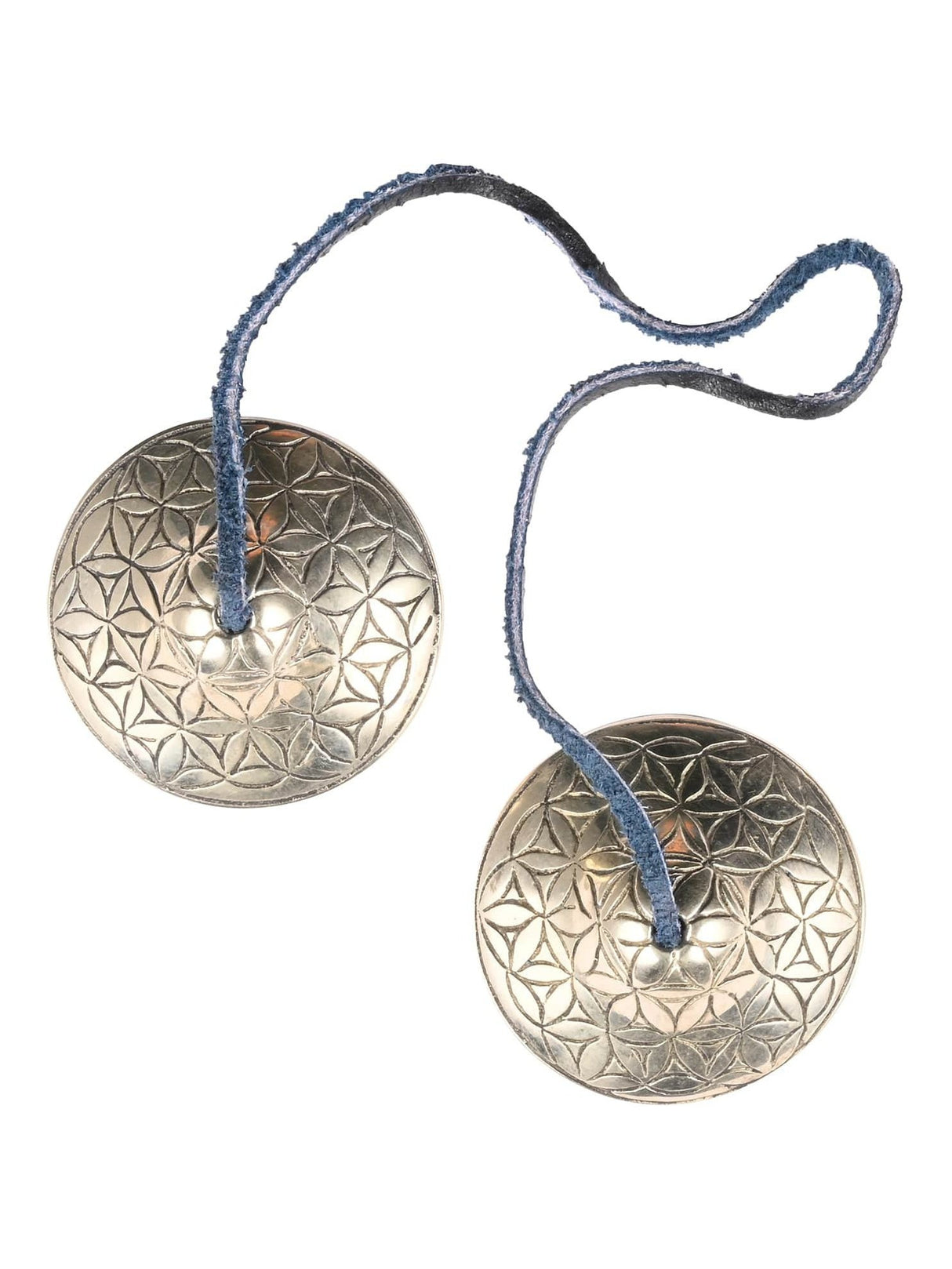 Etched Flower of Life Tingsha | mmt4