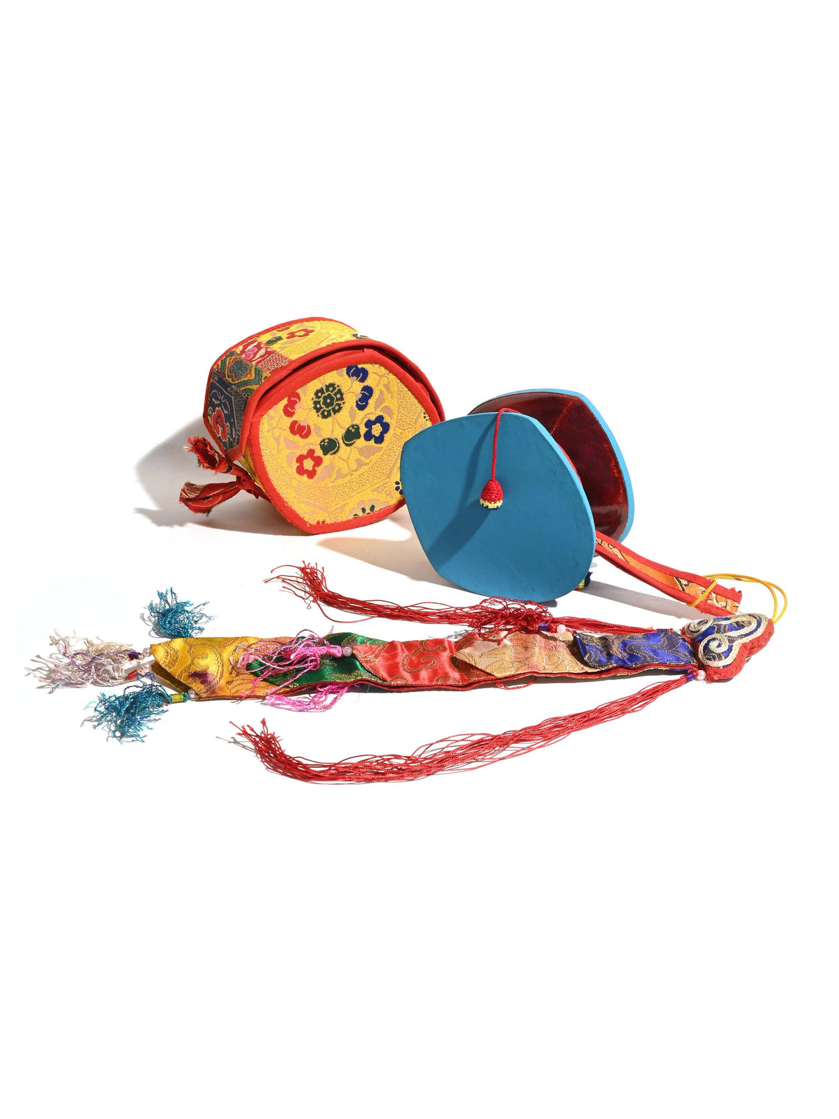 Small Tibetan Chod Damaru Hand Drum