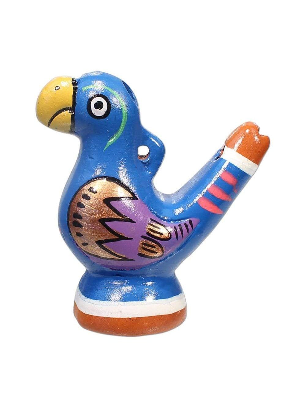 Water Whistles Blue Parrot Mini Chirping Water Whistle