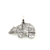 Sterling Silver Bear Totem Pendant