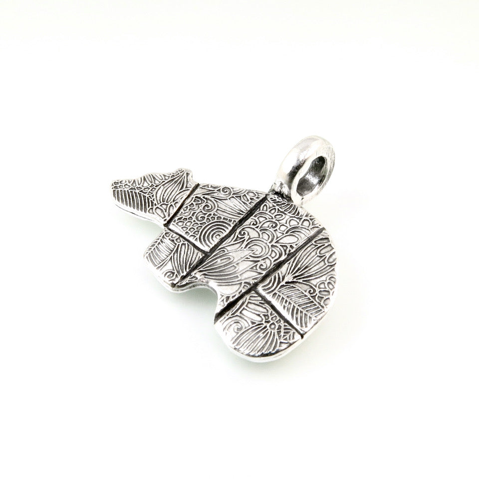 Sterling Silver Bear Totem Pendant
