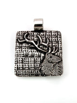 Sterling Silver Elk Totem Pendant