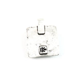 Fine Silver Wolf Totem Pendant
