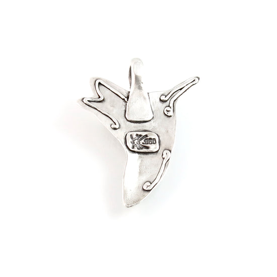 Sterling Silver Hummingbird Totem Pendant | j0391 3