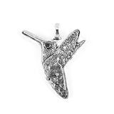 Fine Silver Hummingbird Totem Pendant