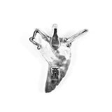 Fine Silver Hummingbird Totem Pendant