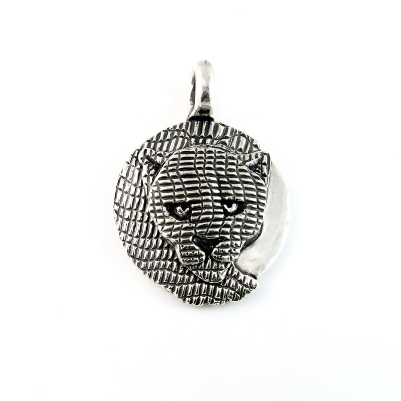Sterling Silver Jaguar Totem Pendant
