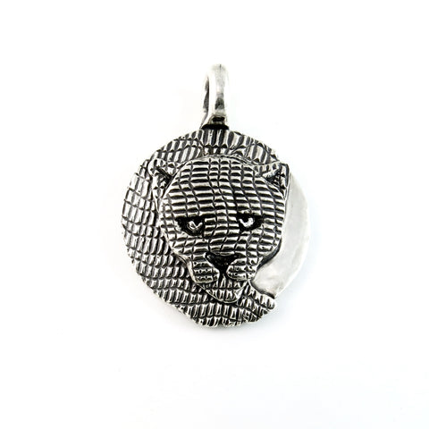 Sterling Silver Jaguar Totem Pendant