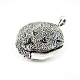 Fine Silver Jaguar Totem Pendant
