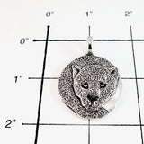 Fine Silver Jaguar Totem Pendant