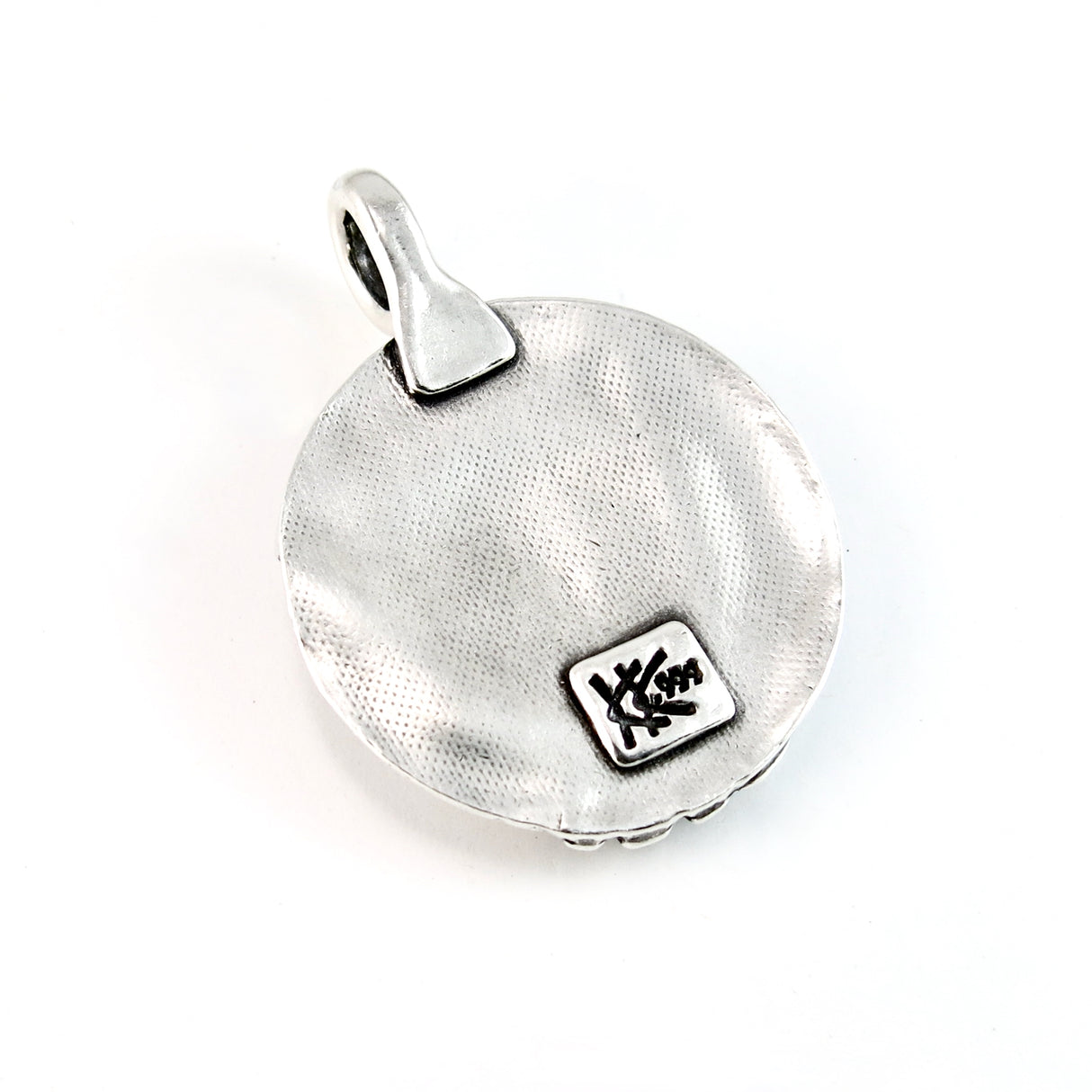 Fine Silver Jaguar Totem Pendant
