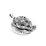 Fine Silver Jaguar Totem Pendant