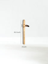 Native American Made Pine Flute- A Minor Dimension | mm0243-Turtle-P