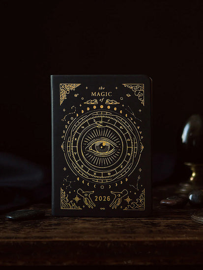 PREORDER - 2026 Magic of I Mini Astrological Pocket Planner | bj010-black