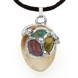 Prosperity Gem Drop Pendant | js99-AG11