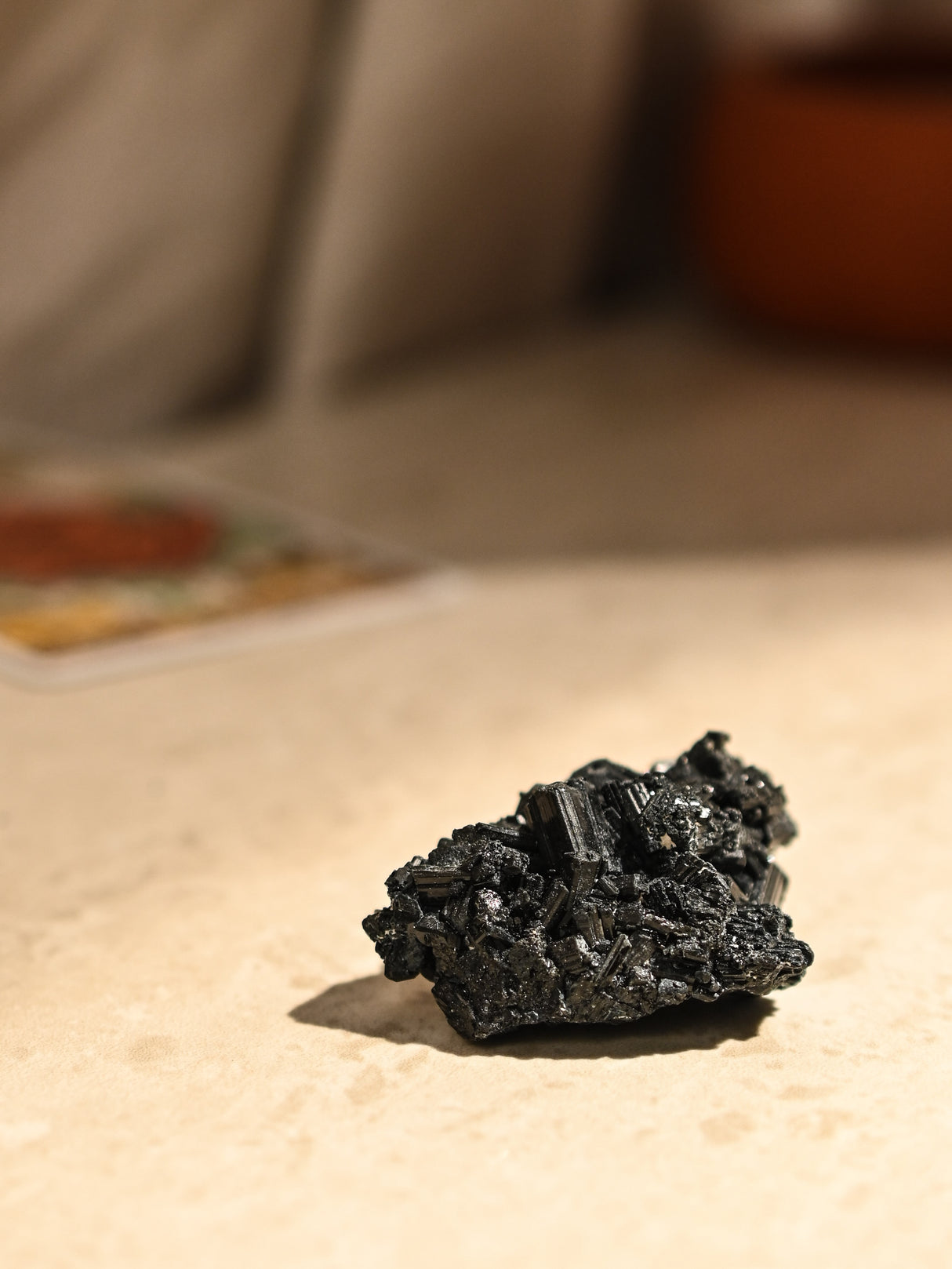 Black Tourmaline Cluster