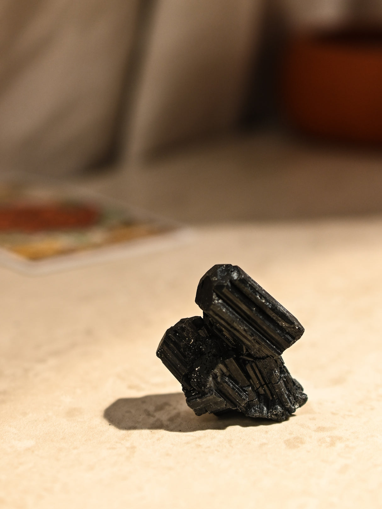 Black Tourmaline Cluster